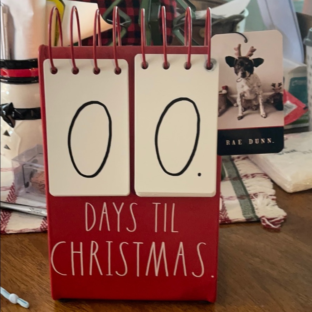 Rae Dunn Christmas countdown